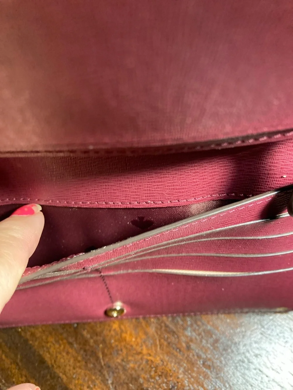 kate spade Kate Spade Darcy Clutch Wallet Wristlet with guitar strap